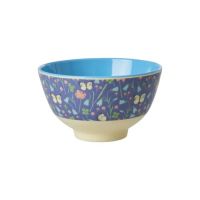 Butterfly Field Print Small Melamine Bowl By Rice